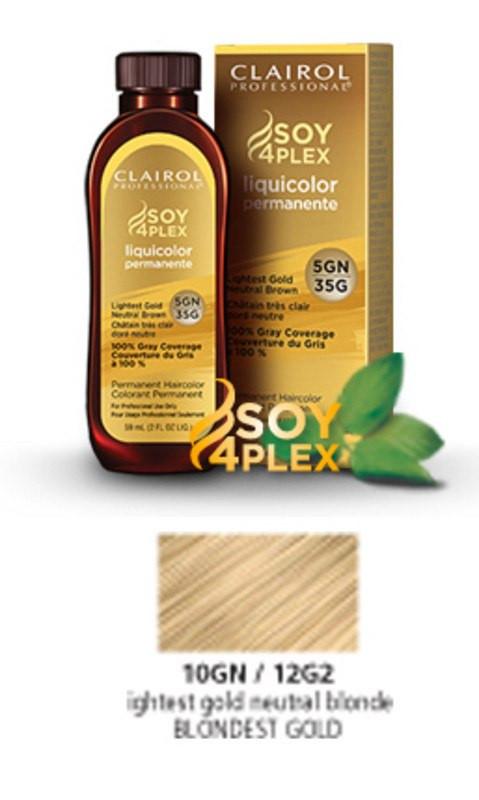 Clairol Soy Liquicolor Permanent Hair ColorHair ColorCLAIROLShade: 10GN/12G2 Blondest Gold