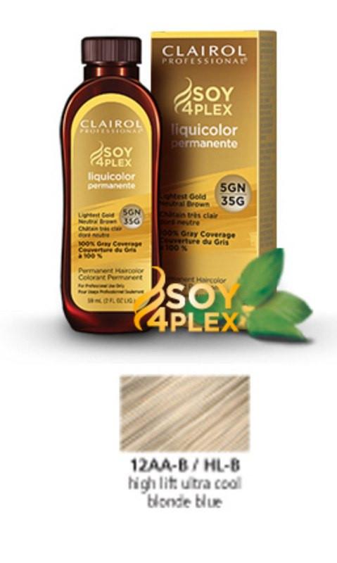 Clairol Soy Liquicolor Permanent Hair ColorHair ColorCLAIROLShade: 12AA-BV High Lift Ultra Cool Blonde Blue Violet