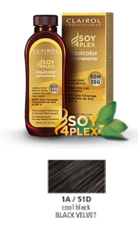 Clairol Soy Liquicolor Permanent Hair ColorHair ColorCLAIROLShade: 1A/51D Black Velvet
