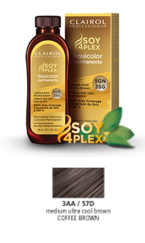 Clairol Soy Liquicolor Permanent Hair ColorHair ColorCLAIROLShade: 3AA/57D Coffee Brown