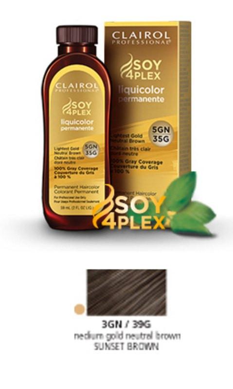 Clairol Soy Liquicolor Permanent Hair ColorHair ColorCLAIROLShade: 3GN/39G Sunset Brown