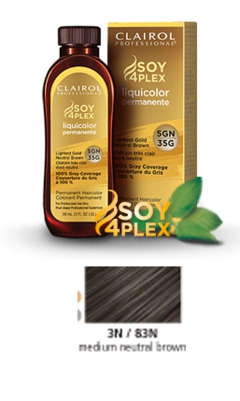 Clairol Soy Liquicolor Permanent Hair ColorHair ColorCLAIROLShade: 3N/83N Medium Neutral Brown