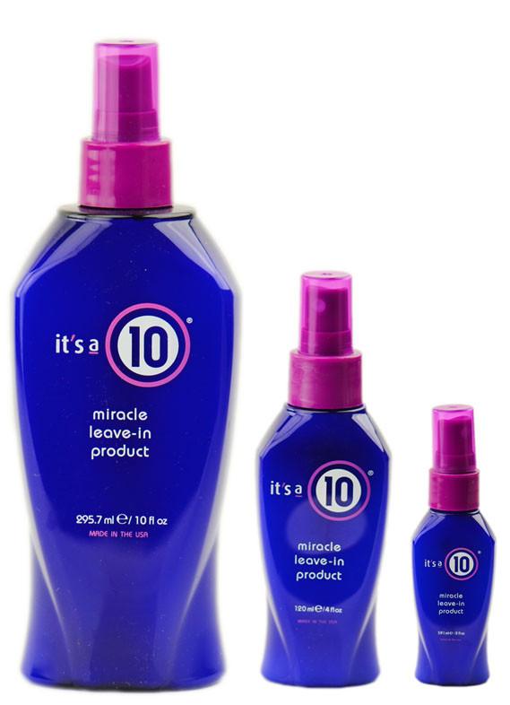 It's A 10 Miracle Leave-In ConditionerHair ConditionerITS A 10Size: 2 oz, 4 oz, 10 oz
