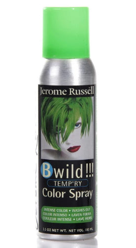 Jerome Russell B Wild Temporary Hair Color Spray 3.5 ozHair ColorJEROME RUSSELLShade: Bengal Blue, Jaguar Green, Lynx Pink, Panther Purple, Siberian White, Tiger Orange, Cougar Red