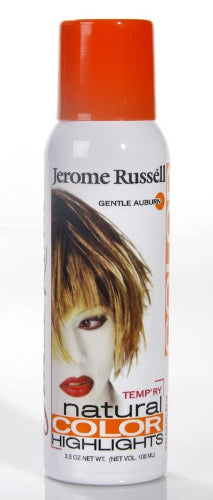 Jerome Russell Temp'ry Natural Color Highlights Spray 3.5 ozHair ColorJEROME RUSSELLShade: Gentle Auburn