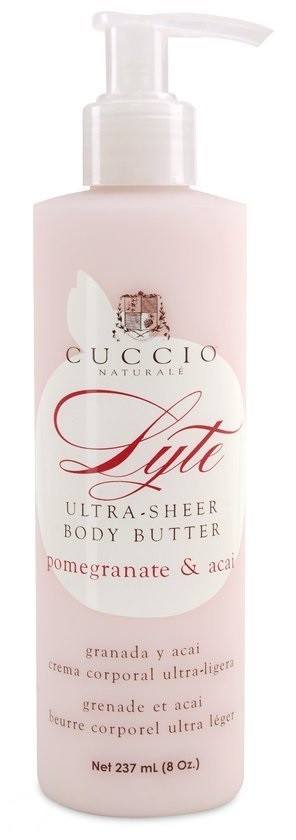 Nuccio Naturale Ultra-Sheer Body Butter-Pomegranate And Acai 8 ozBody MoisturizerCUCCIO