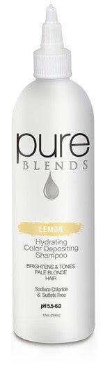 Pure Blends Lemon Depositing Shampoo 8.5 ozHair ShampooPURE BLENDS