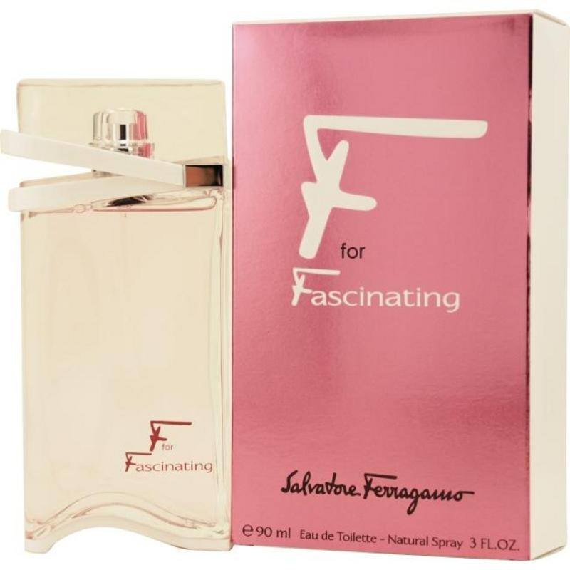 SALVATORE FERRAGAMO F FOR FASCINATING WOMEN`S EDT SPRAY 3 OZ.Women's FragranceSALVATORE FERRAGAMO