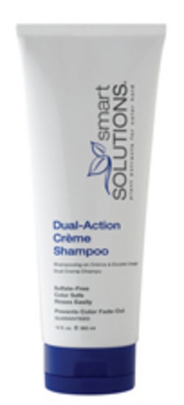 SMART SOLUTIONS DUAL ACTION CREME SHAMPOO 12 OZHair ShampooSMART SOLUTIONS