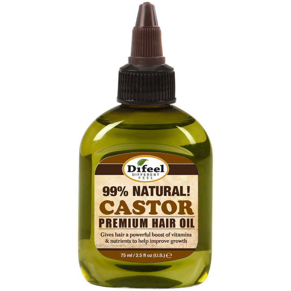 Difeel Premium Hair Oil-castor 2.5 oz
