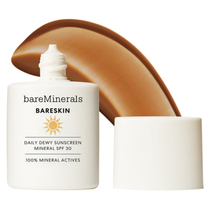 Bare Minerals Bareskin Daily Dewy Sunscreen Mineral SPF30 Sheer Deep