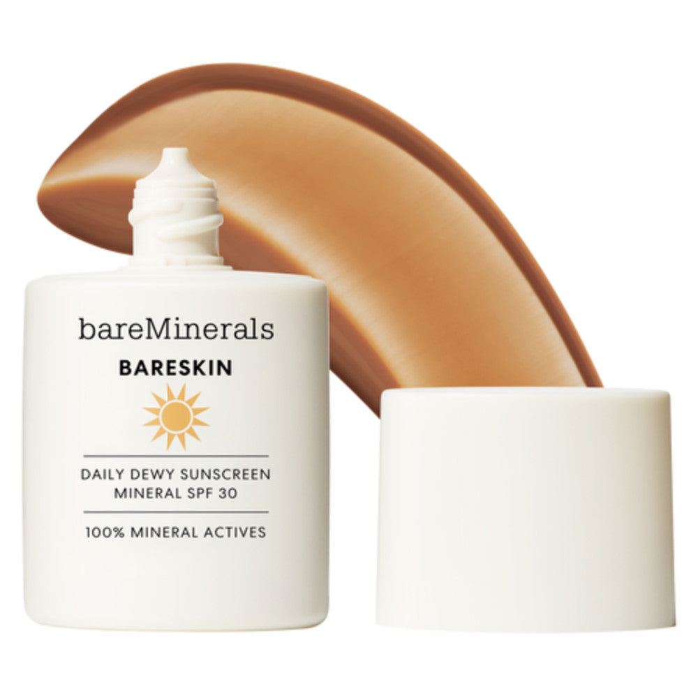 Bare Minerals Bareskin Daily Dewy Sunscreen Mineral SPF30 Sheer Medium Deep