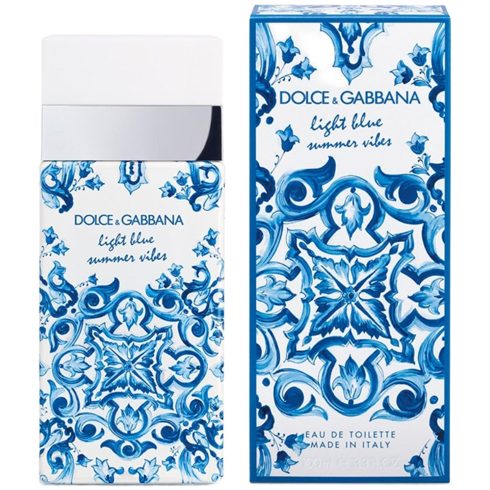 Dolce and Gabbana Light Blue Summer Vibes Women Eau De Toilette Spray 3.4 oz