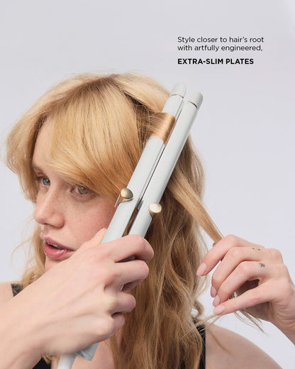 T3 Curling Straightener 2-in-1 Iron - White