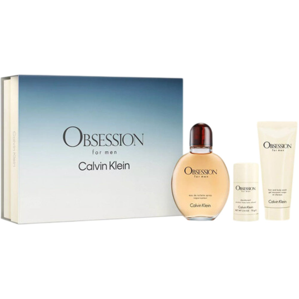 Calvin Klein Obsession Mens Gift Set 3 pc