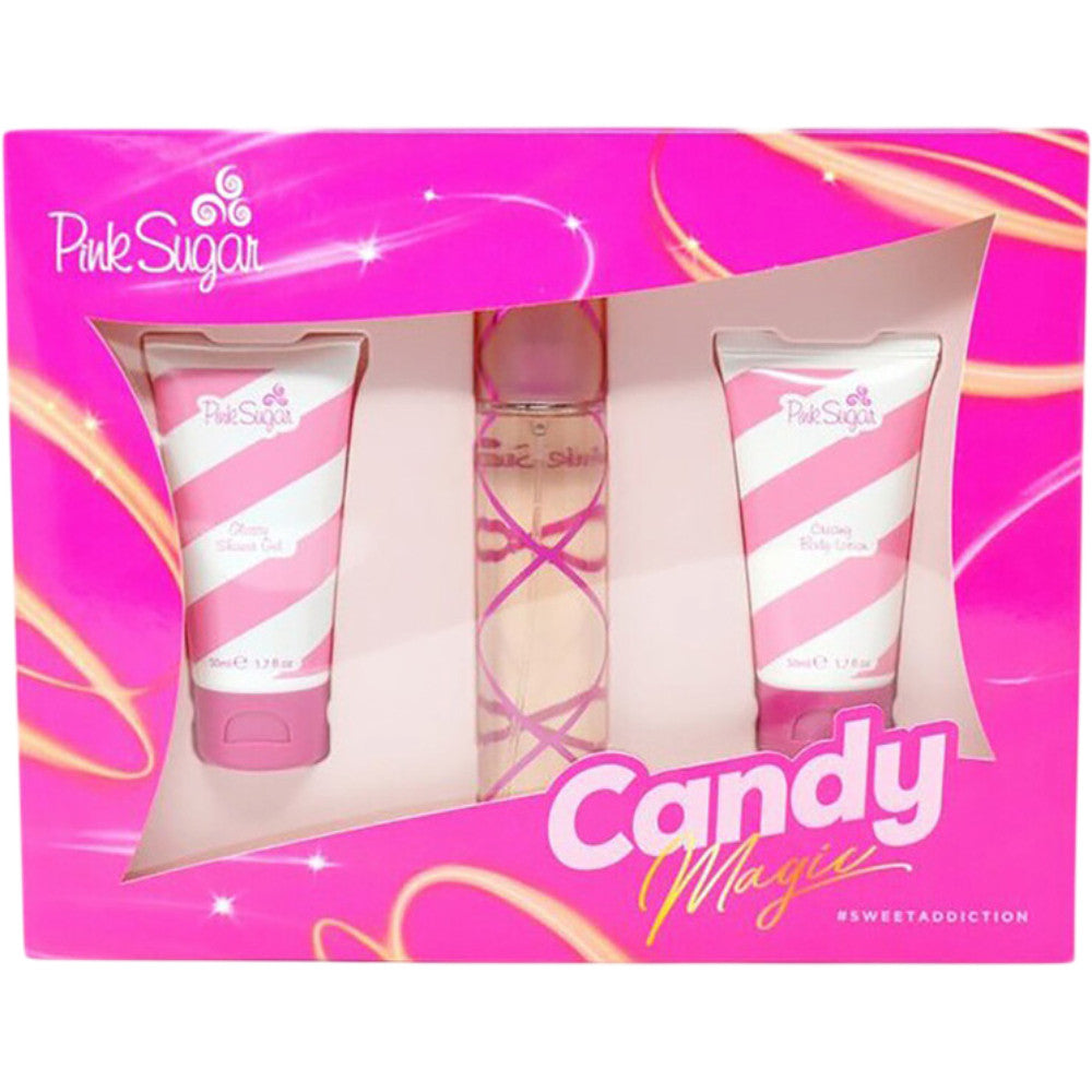 Aquolina Pink Sugar Candy Magic Womens Gift Set 3 pc