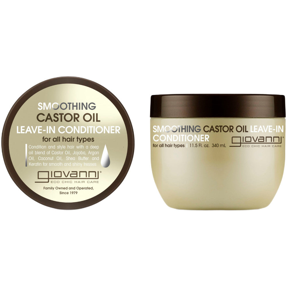 Giovanni Smoothing Castor Oil Leave-In Conditioner 11.5 oz