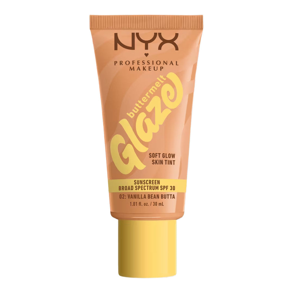 NYX Professional Buttermelt Glaze Soft Glow Skin Tint Spf30- Vanilla Bean Butta