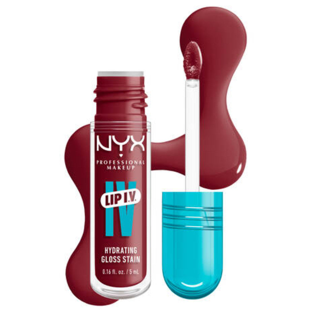 Nyx Professional Lip I.V. Hydrating Lip Gloss Stain-Blush Rush