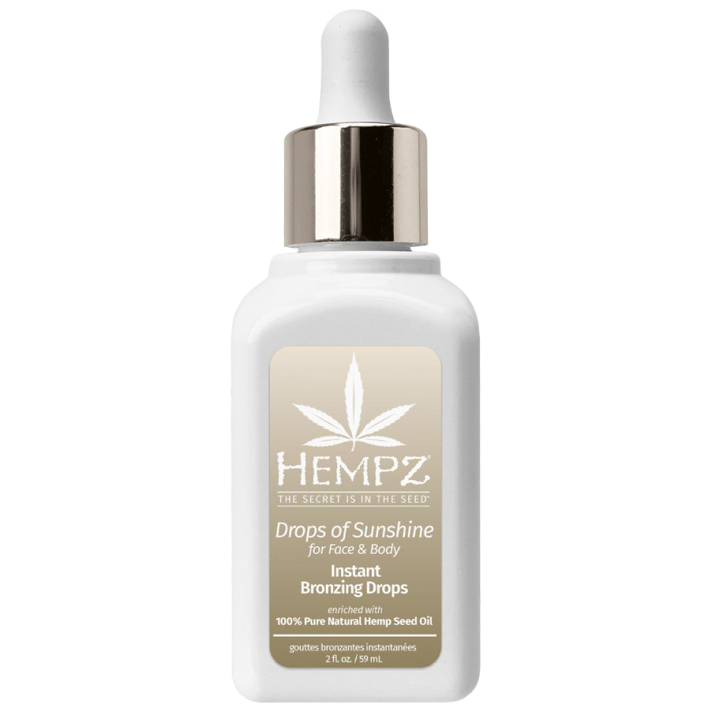 Hempz Drops of Sunshine Instant Bronzing Drops for Face and Body 2 oz