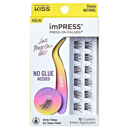 KISS Impress Press On Lashes-Classy Natural