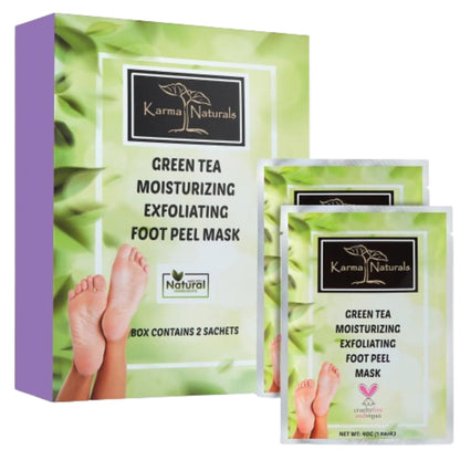 Karma Naturals Foot Peel Mask- Green Tea