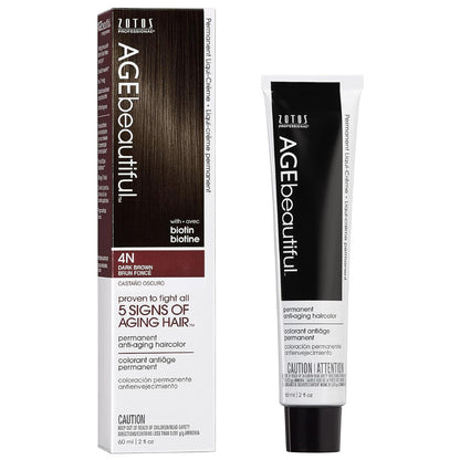 AGE Beautiful Permanent Hair Color 4N Dark Brown