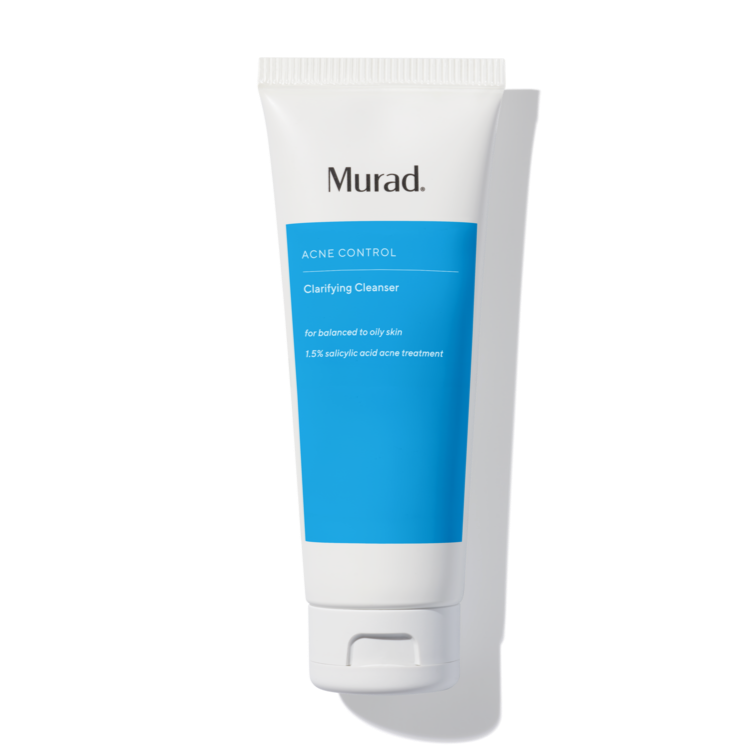 Tube of Murad skincare product on a white background