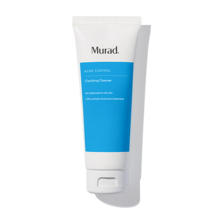 Tube of Murad skincare product on a white background