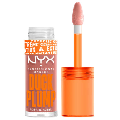 NYX Professional Duck Plump High Pigment Plumping Lip Gloss-Bangin Bare