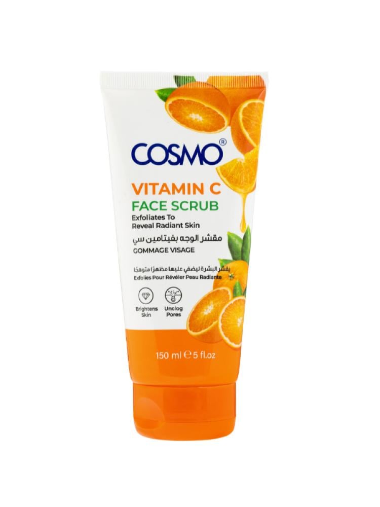 cosmo sun vit c face scrub