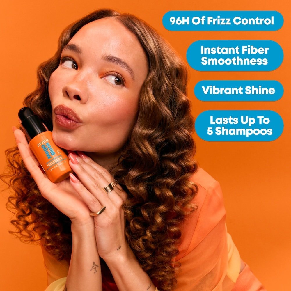 Matrix Mega Sleek 96H Anti-frizz Top Coat Serum 1.69 oz