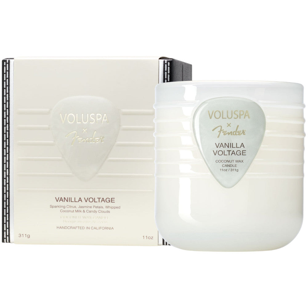 Voluspa Boxed Candle Vanilla Voltage-Fender Collection