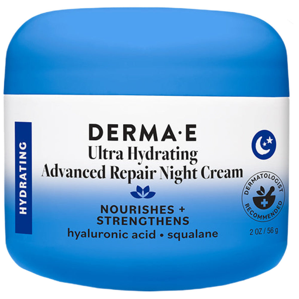 Derma E Hydrating Night Cream with Hyaluronic Acid 2 oz