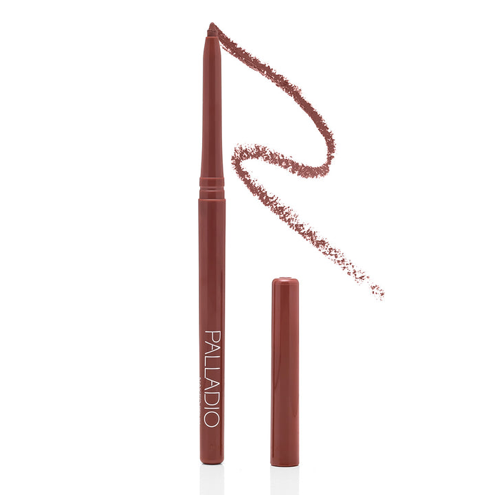 Palladio Retractable LiplinerLip LinerPALLADIOColor: Raspberry, Blackberry Prl09, Coffee Prl05, Naked Prl01, Nearly Nude Prl12, Plum Prl02, Raisin Prl11, Red Rose Prl03, Sand Prl07