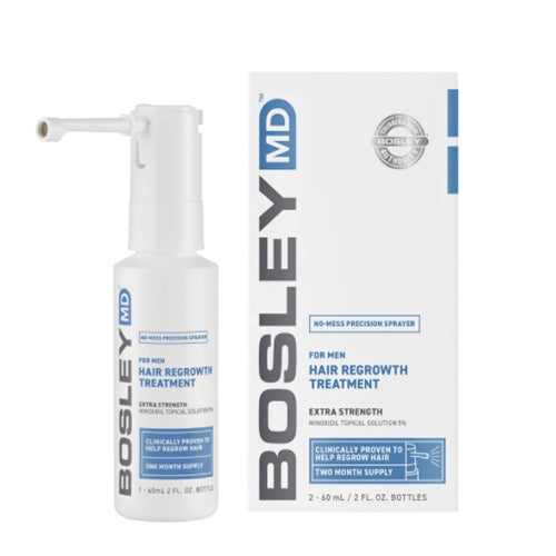 Bosley Hair Regrowth Treatment Spray For Men 2 x 2 ozHair TreatmentBOSLEY