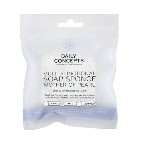 Daily Concepts Multifunctional Soap SpongeBody CareDAILY CONCEPTSColor: Mother of Pearl