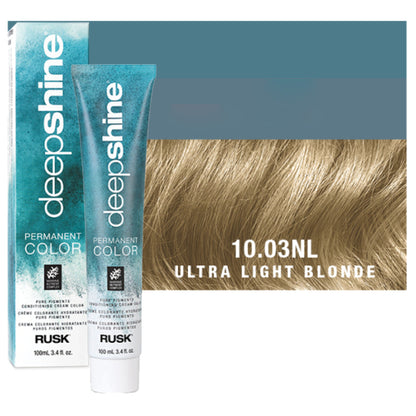 Rusk DeepShine Pure Pigments Hair ColorHair ColorRUSKShade: 10.03Nl Ultra Light Blonde