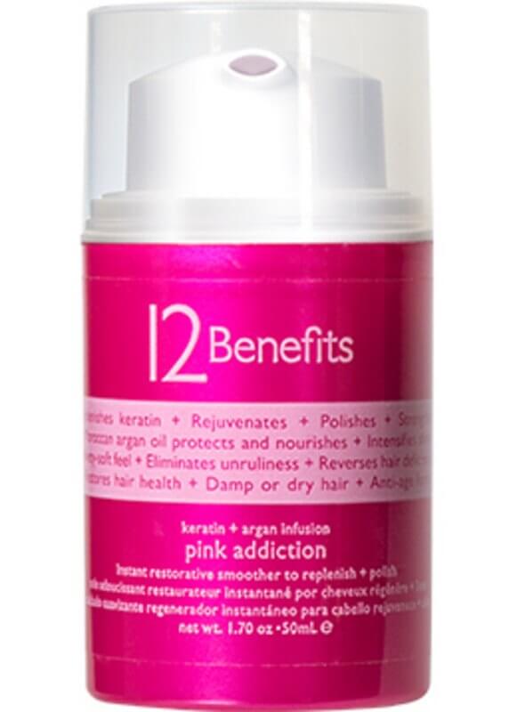 12 BENEFITS PINK ADDICTION 1.7 OZHair Treatment12 BENEFITS