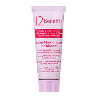 12 Benefits Violet Blow-In Balm for Blondes .5 ozHair Creme & Lotion12 BENEFITS