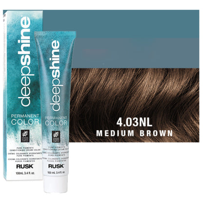 Rusk DeepShine Pure Pigments Hair ColorHair ColorRUSKShade: 4.03Nl Medium Brown