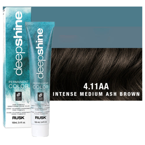 Rusk DeepShine Pure Pigments Hair ColorHair ColorRUSKShade: 4.11Aa Intense Medium Ash Brown