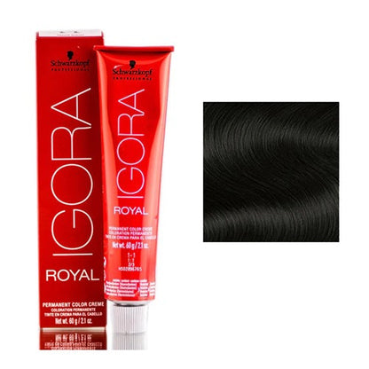 Schwarzkopf Igora Royal Permanent Creme Hair ColorHair ColorSCHWARZKOPFColor: 4-13 Medium Brown Cendre Matt