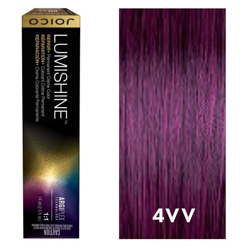 Joico Lumishine Permanent Creme Hair ColorHair ColorJOICOColor: 4VV Violet Violet Medium Brown