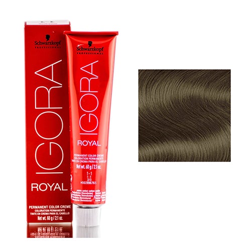Schwarzkopf Igora Royal Permanent Creme Hair ColorHair ColorSCHWARZKOPFColor: 6-1 Dark Ash Blonde