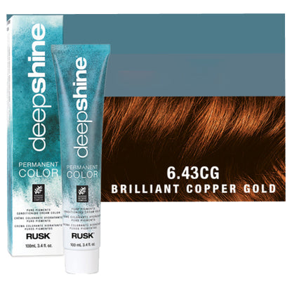 Rusk DeepShine Pure Pigments Hair ColorHair ColorRUSKShade: 6.43CG Brilliant Copper Gold