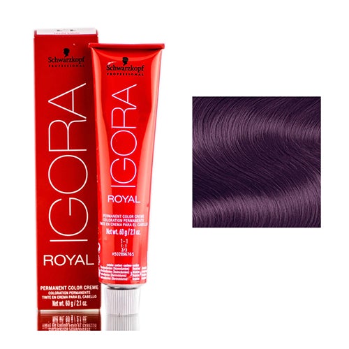 Schwarzkopf Igora Royal Permanent Creme Hair ColorHair ColorSCHWARZKOPFColor: 6-99 Dark Blonde Violet Extra