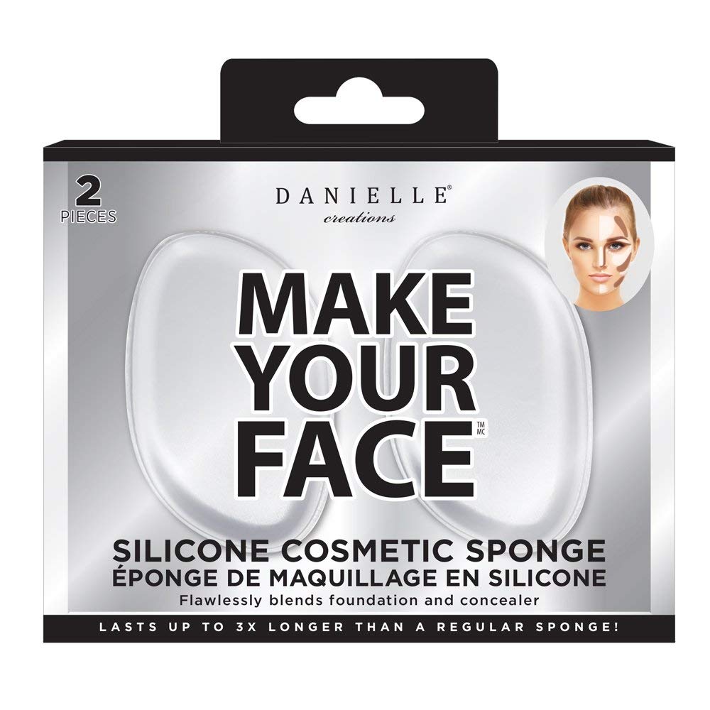 Danielle Silicone Cosmetic SpongeCosmetic BrushesDANIELLEQuantity: 2 pk
