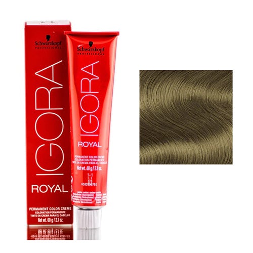 Schwarzkopf Igora Royal Permanent Creme Hair ColorHair ColorSCHWARZKOPFColor: 7-1 Medium Ash Blonde