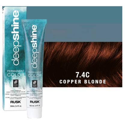 Rusk DeepShine Pure Pigments Hair ColorHair ColorRUSKShade: 7.4C Copper Blonde